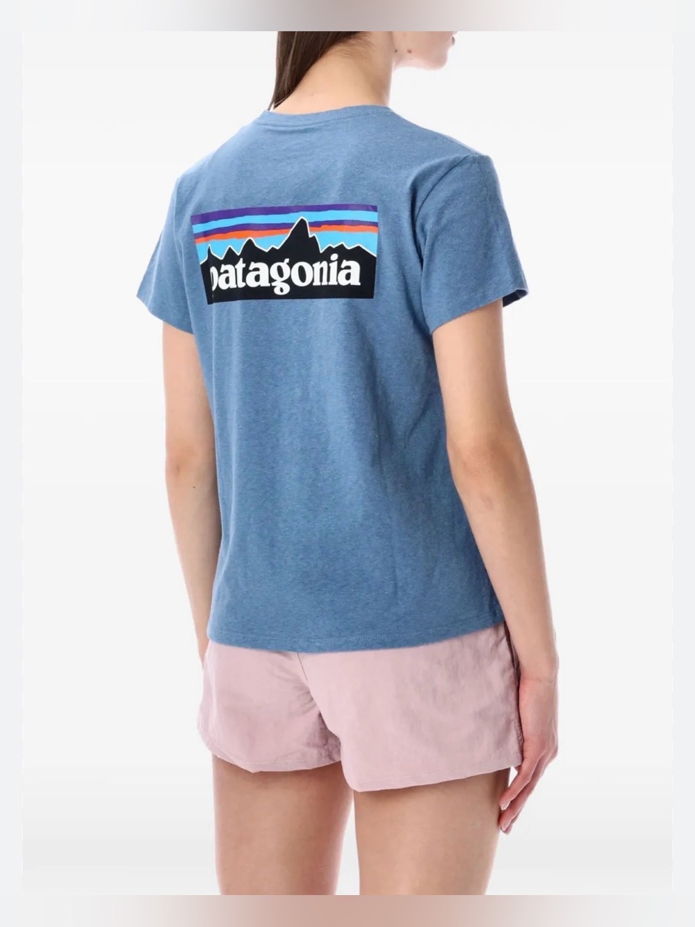 Patagonia women Blue Logo T-Shirt
